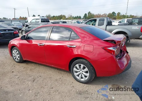 2015 Toyota Corolla Le from USA, damaged, VIN 5YFBURHE1FP212101